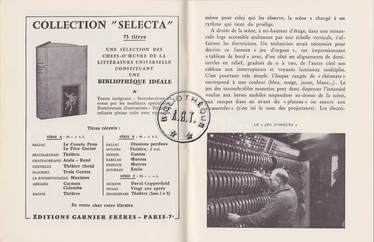 Les programmes de Théatre de l\
